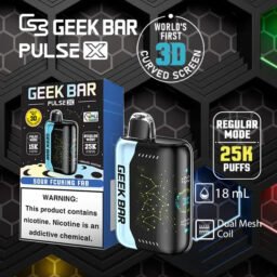 【買5贈1】GEEK BAR 星空系列 25000口拋棄式機皇 首創「3D 曲面全螢幕」視覺炸裂 18ml 巨量裝 5%尼古丁鹽強勁擊喉 台灣現貨